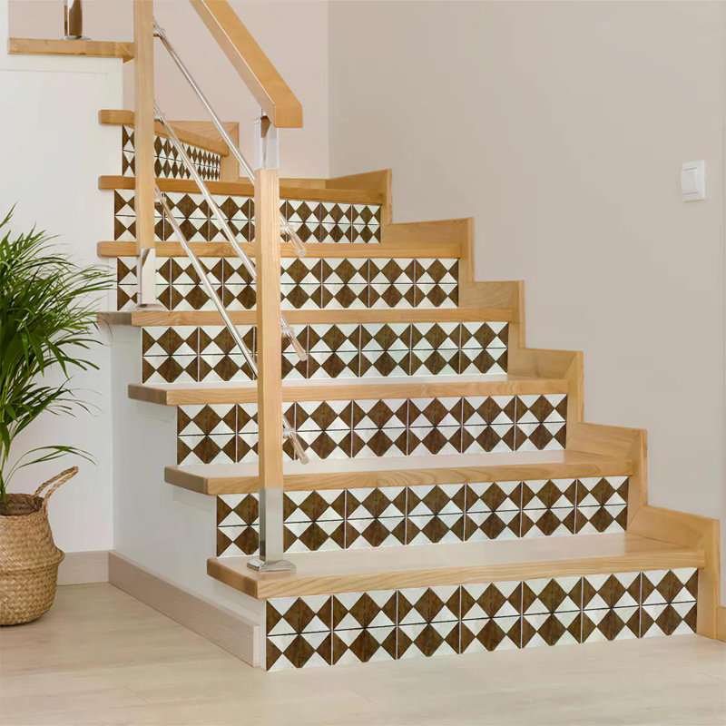 7" x 7" Vinyl Peel and Stick Mosaic Tile