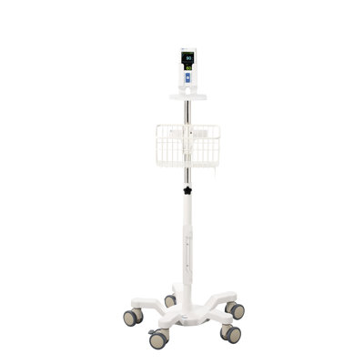 Universal Medical Mobile Cart with Compatible Covidien PM10N Series Mounting Plate
