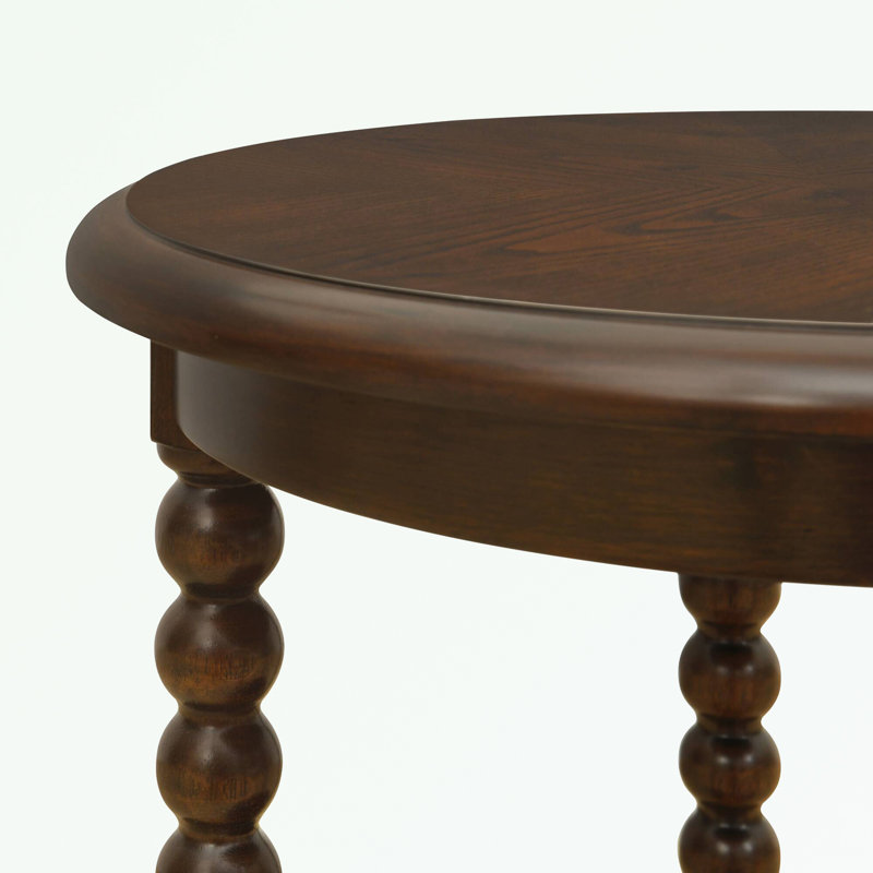 Table de bout ronde avec tablette