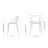 Modholic Nest Dining Chair, White-27656349-122782392