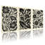 Plantes et fleurs, ensemble de 3 impressions sur toile-284884907