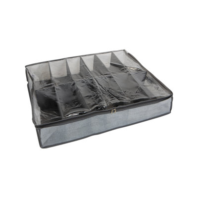 12 paires de rangement sous le lit en tissu