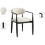 Chaise de salle à manger rembourrée en tissu Riccio Performance-790394341-790394331