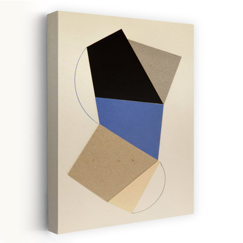 Contemporary Art Abstract Contemporary Geometric Wall Art by Ildefonso Martin - Wrapped Canvas Print, 45.72 cm H x 30.48 cm W