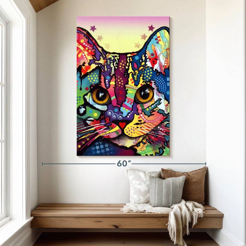 Brampt Maya Cat, 51" H x 34" W