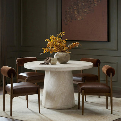 Watterson Modern Concrete Top Dining Table