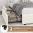 Upholstered Boucle Platform Bed with Storage Drawers & Round Headboard, Heavy Duty Noise Free-498254293-498254291