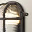 Matte Black 20cm H Water Glass Outdoor Sconce-58688681