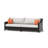 Cairey Sunbrella Outdoor Sofa & Coffee Table - Cast Coral-116989603