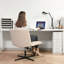 Chaise de travail berçante ergonomique à dossier moyen