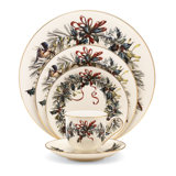 Lenox Winter Greetings Porcelain China 5 Piece Place Setting, Service for 1