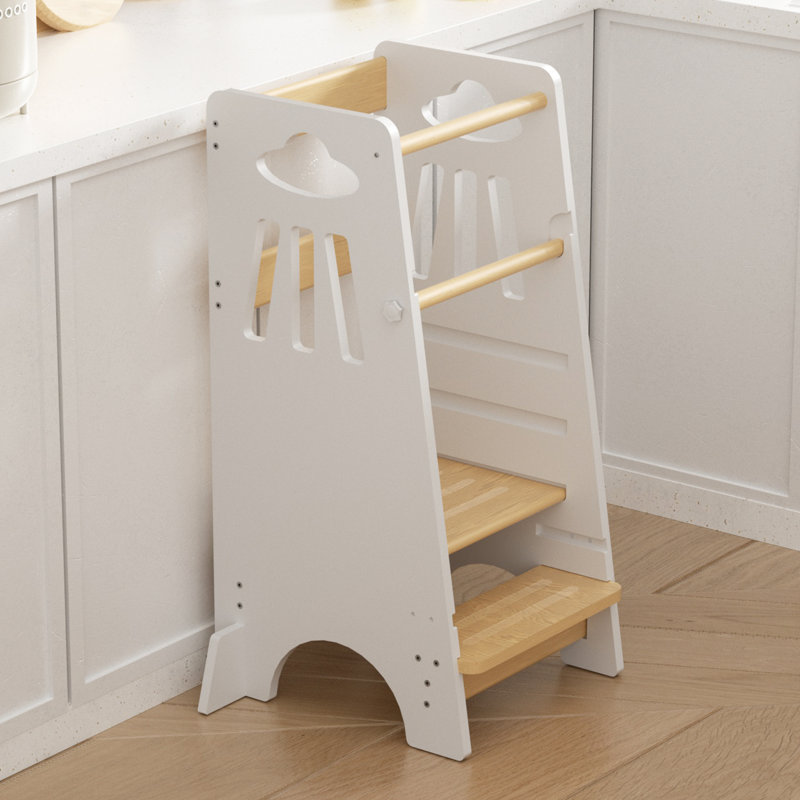 Tabouret de cuisine pour enfants, Beige