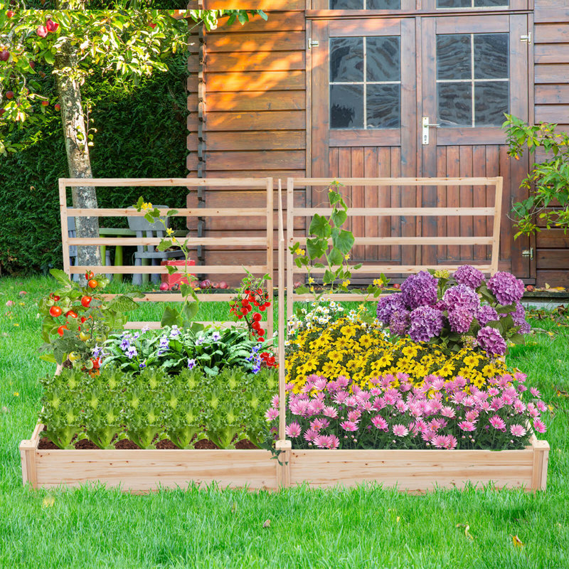 Lit de jardin surélevé en bois Winon