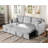 81.5“ Corduroy Chaise Sofa With Pull Out Bed-1452263387