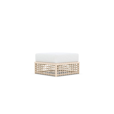 Kiawah Outdoor Ottoman with Cushion