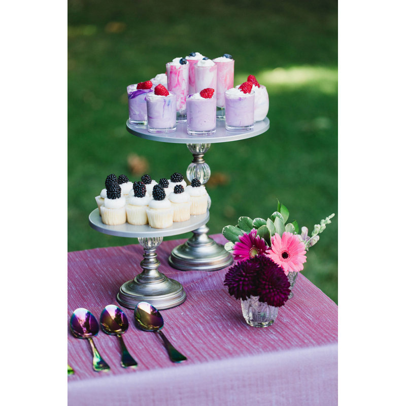 Sanjuana Cake Stand, Silver