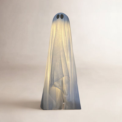 Halloween Lighted Decoration LED Hanging White Ghost