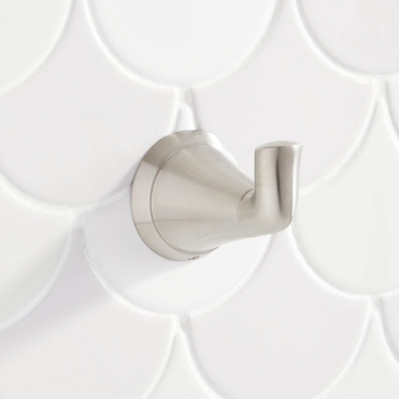 Provincetown Robe Hook, Brushed Nickel