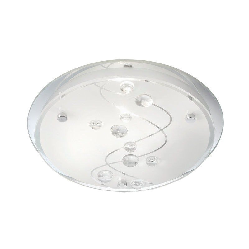 Hinkel Flush Mount, 8cm H x 25cm W x 25cm D