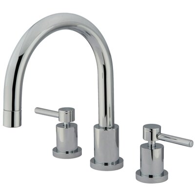 South Beach Double Handle Deck Mounted Roman Tub Faucet -  Elements of Design, ES8321DL