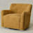 Fae Chenille Upholstered Swivel Armchair-273856996