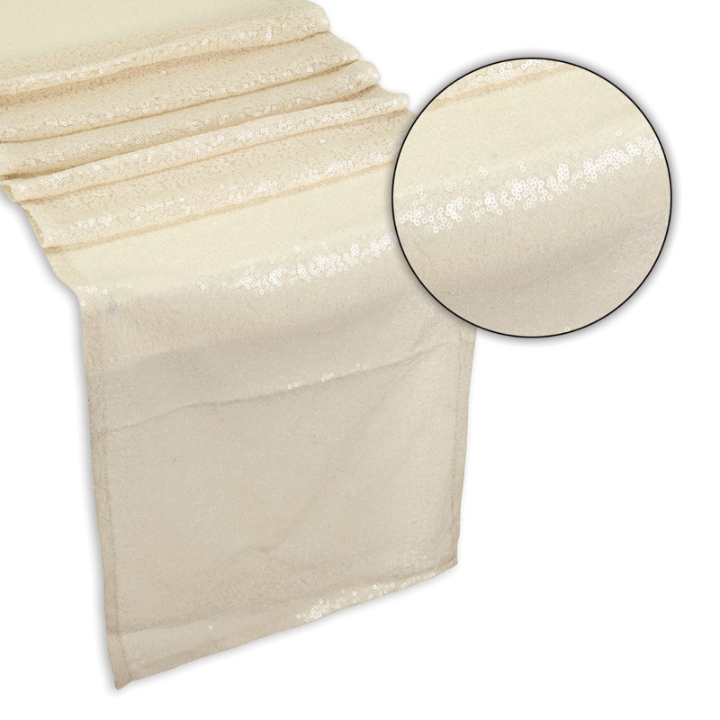 Allen Table Runner, Ivory