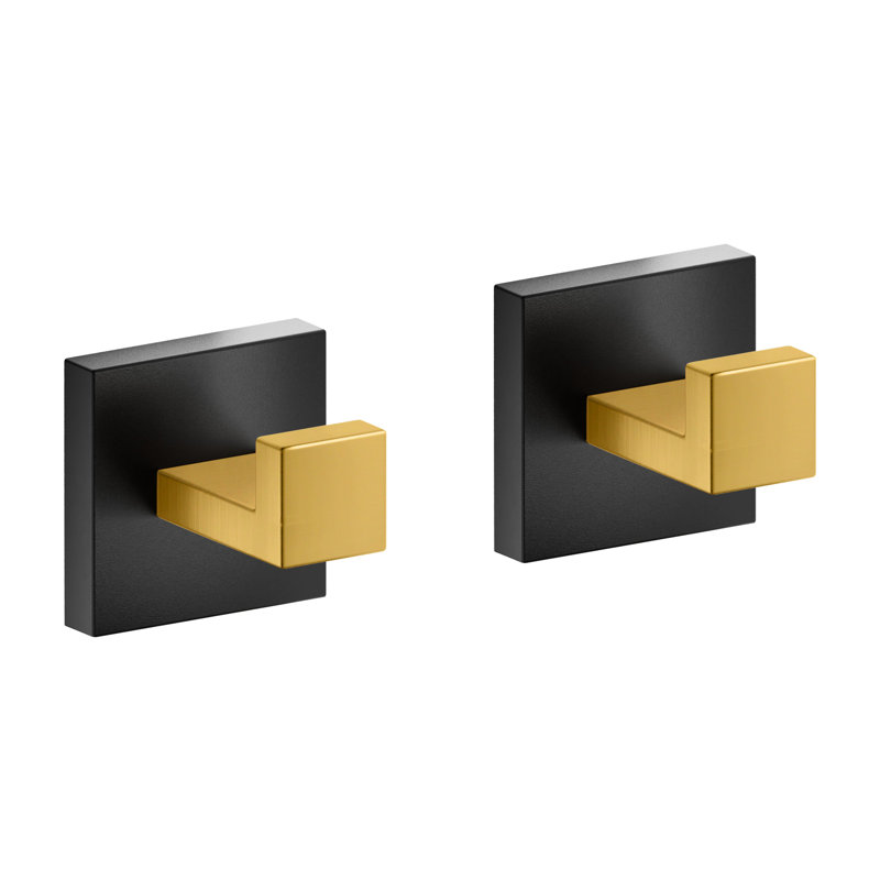 Robe Hook Wall Mounted, Matte Black