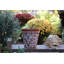 Vase de jardin en céramique émaillée, petit pot de fleurs (lot de 2) - Intérieur/Extérieur