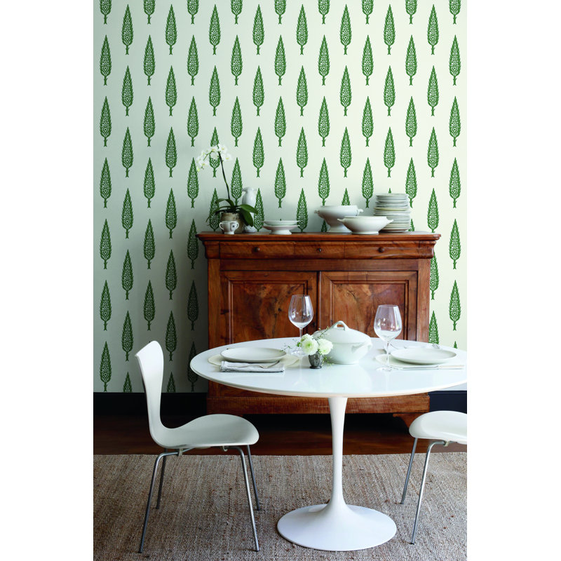 Floral Roll, Green