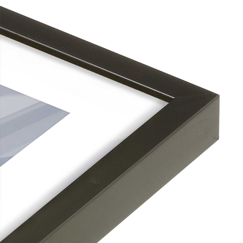 Impression d'art Surf Club Summer, 12" H x 15" W, Satin Black Open Corner Frame