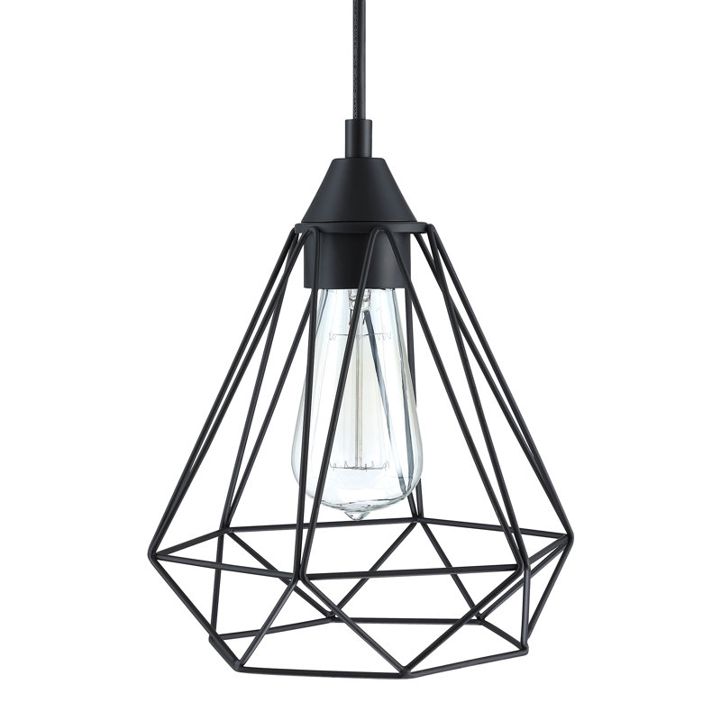 Luminaire suspendu cage 3 lumières Caldervale