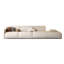 Canapé modulaire beige en cuir véritable-1447466777