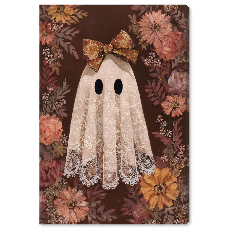 «Bowed Boo I», reproduction d'art sur toile par Art Remedy, tendue sur châssis, 16 x 24, H 24 po x l 16 po