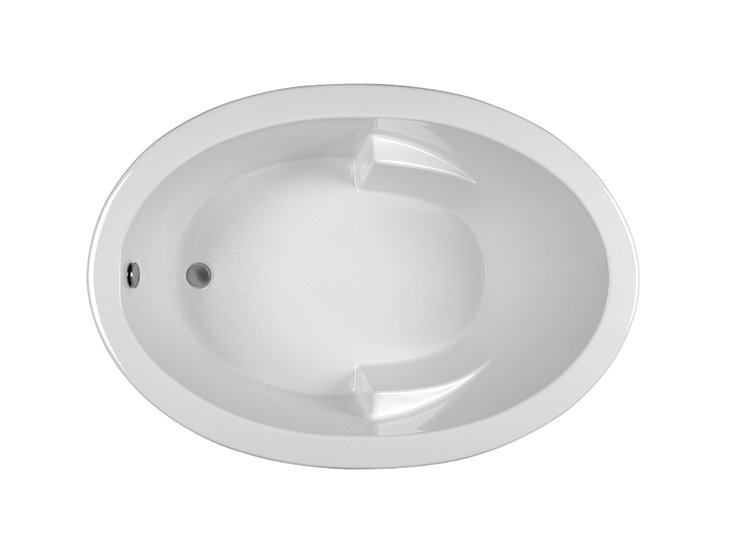 Adena 6 59.5" Air Bathtub, Acrylic CXL® Gloss White