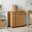 Solid Wood Rectangle Accent Cabinet-2088408626