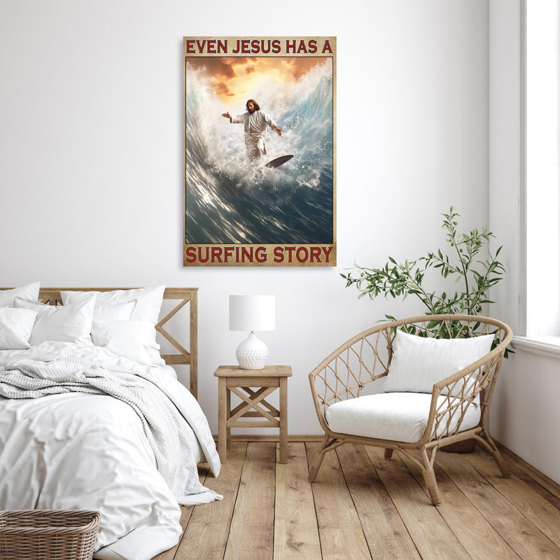 «Surfing Story» sur toile, impression, H 36 po x l 24 po x P 1,25 po
