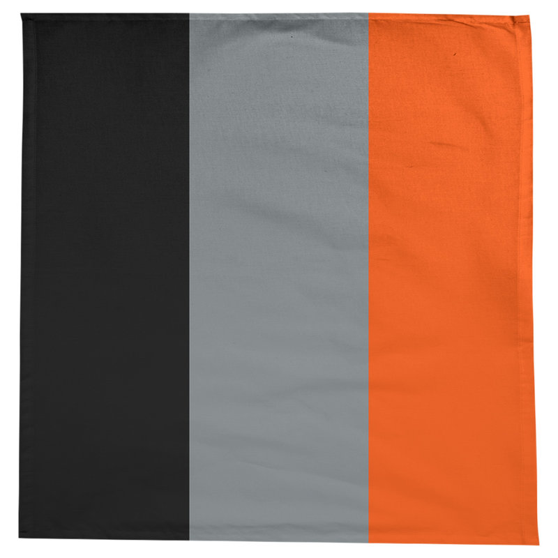 Nappe Basketball, Noir / argent / orange