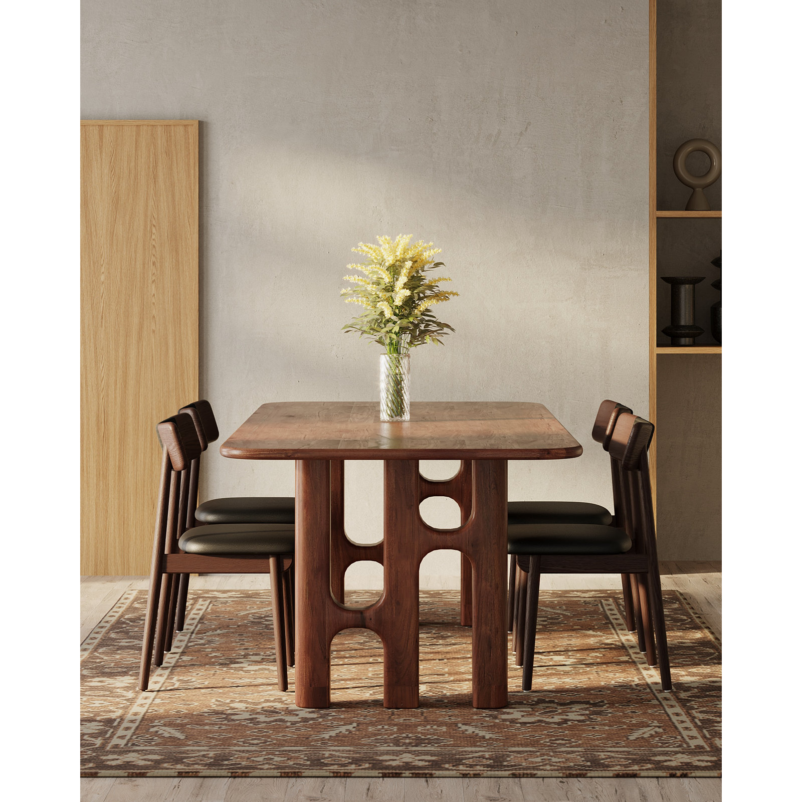 Kaelee 87" Acacia Dining Table
