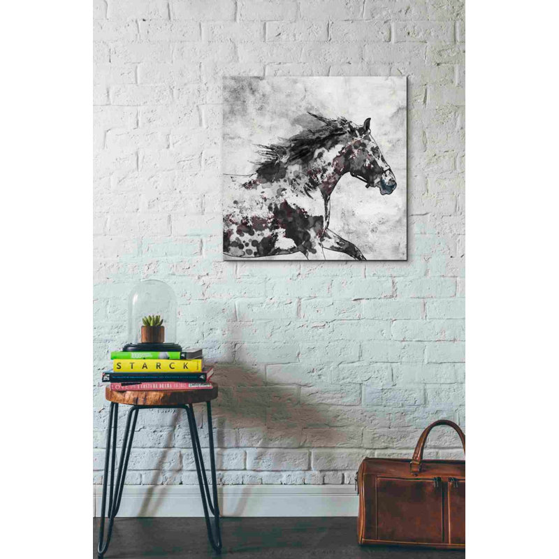 «Bay Horse 4» par Irena Orlov, reproduction d'art sur toile tendue, H 26 po x l 26 po x P 1,25 po