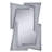 Mirrored Wooden Frame Accent Wall Decor