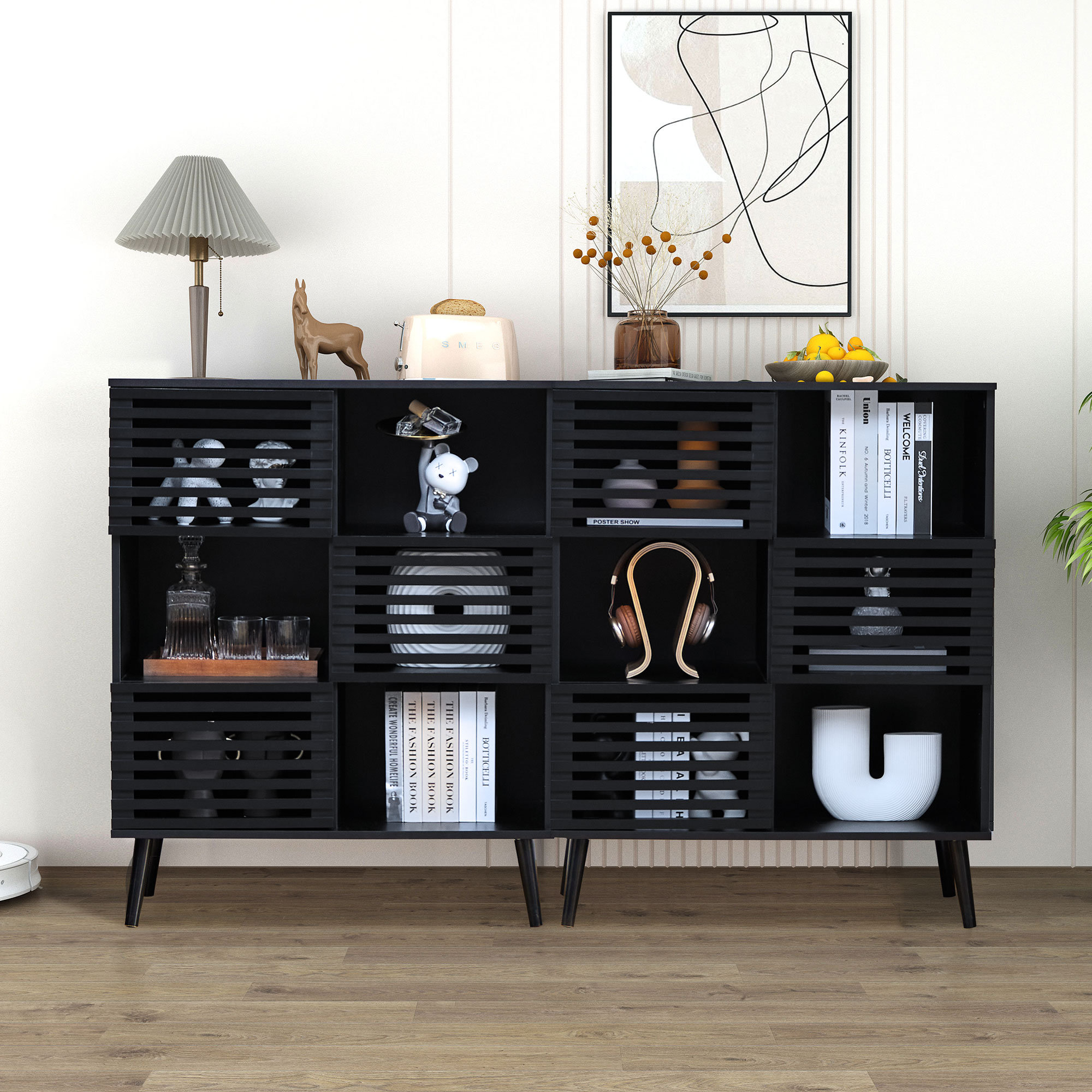 Crate and barrel store accent cabinet