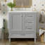 Ensemble de meuble-lavabo moderne avec lavabo 30 po, meuble-lavabo moderne avec porte à fermeture douce et 3 tiroirs, structure en bois massif-130140600-130140602