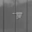 8x5.7FT Metal Apex Roof Garden Storage Shed