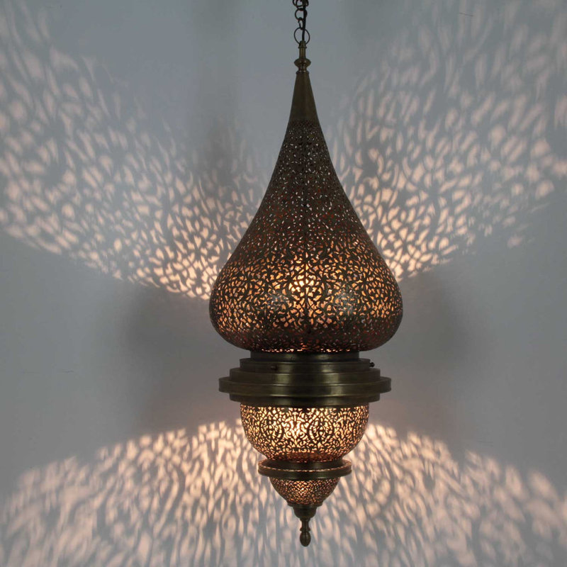 100cm H Copper Pendant Shade ( Screw On ) in Black