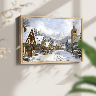 Chirstmas Art-CCXCVIII -Framed Print - Restickable
