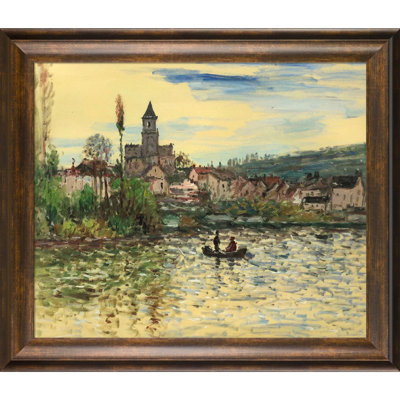 "La seine à Vetheuil", reproduction d'art sur toile
