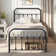 Kempst Metal Bed Mattress Foundation with Headboard No Box Spring Needed