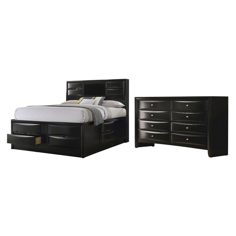 Ensemble de chambre avec grand lit 2 pièces Aslan