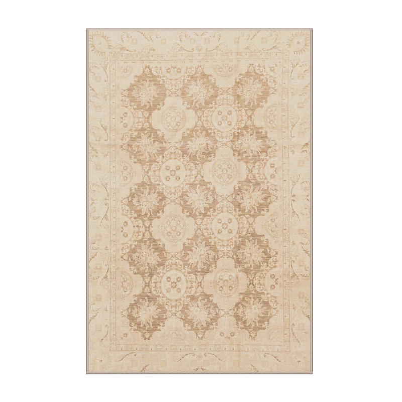 Tapis décoratif multicolore à motif abstrait, Rectangle 6 pi x 9 pi