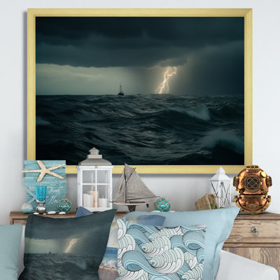 «Thunderstorm of the Sea II», impression sur toile